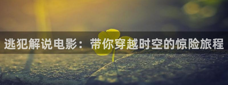 樱桃甘肃：逃犯解说电影：带你穿越时空的惊险旅程